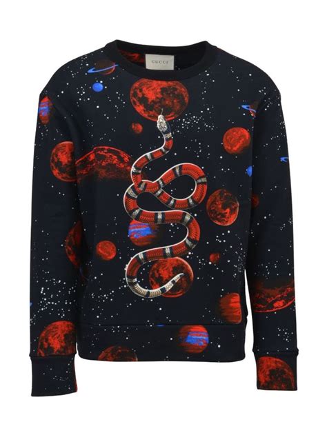 gucci knitwear snake woman|Gucci space snake jumper.